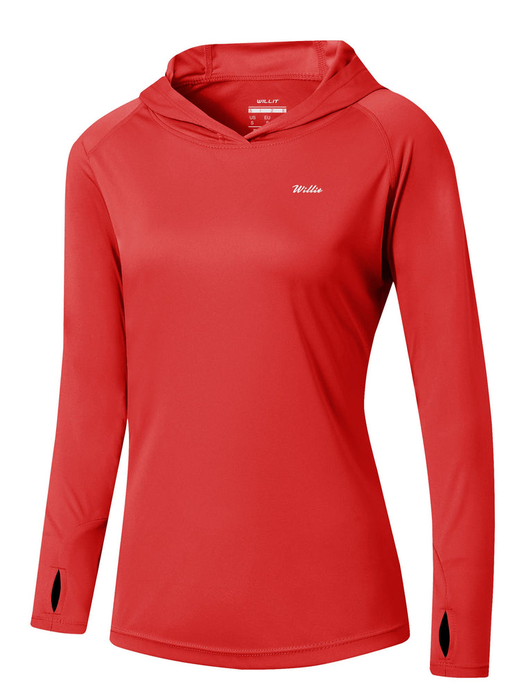 Willit Women's Sun Protection Hoodie UPF 50+ 