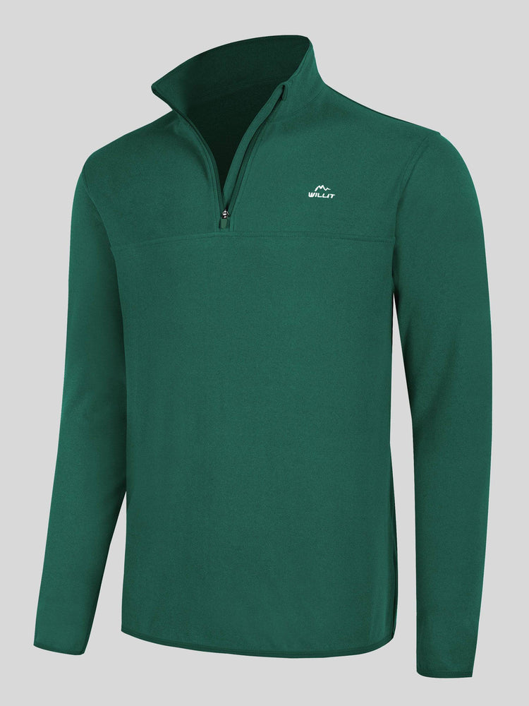 Willit Men's Fleece Pullover lightweight Sportswear 