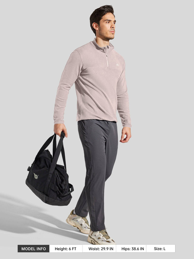 Willit Men's Fleece Pullover lightweight Sportswear 