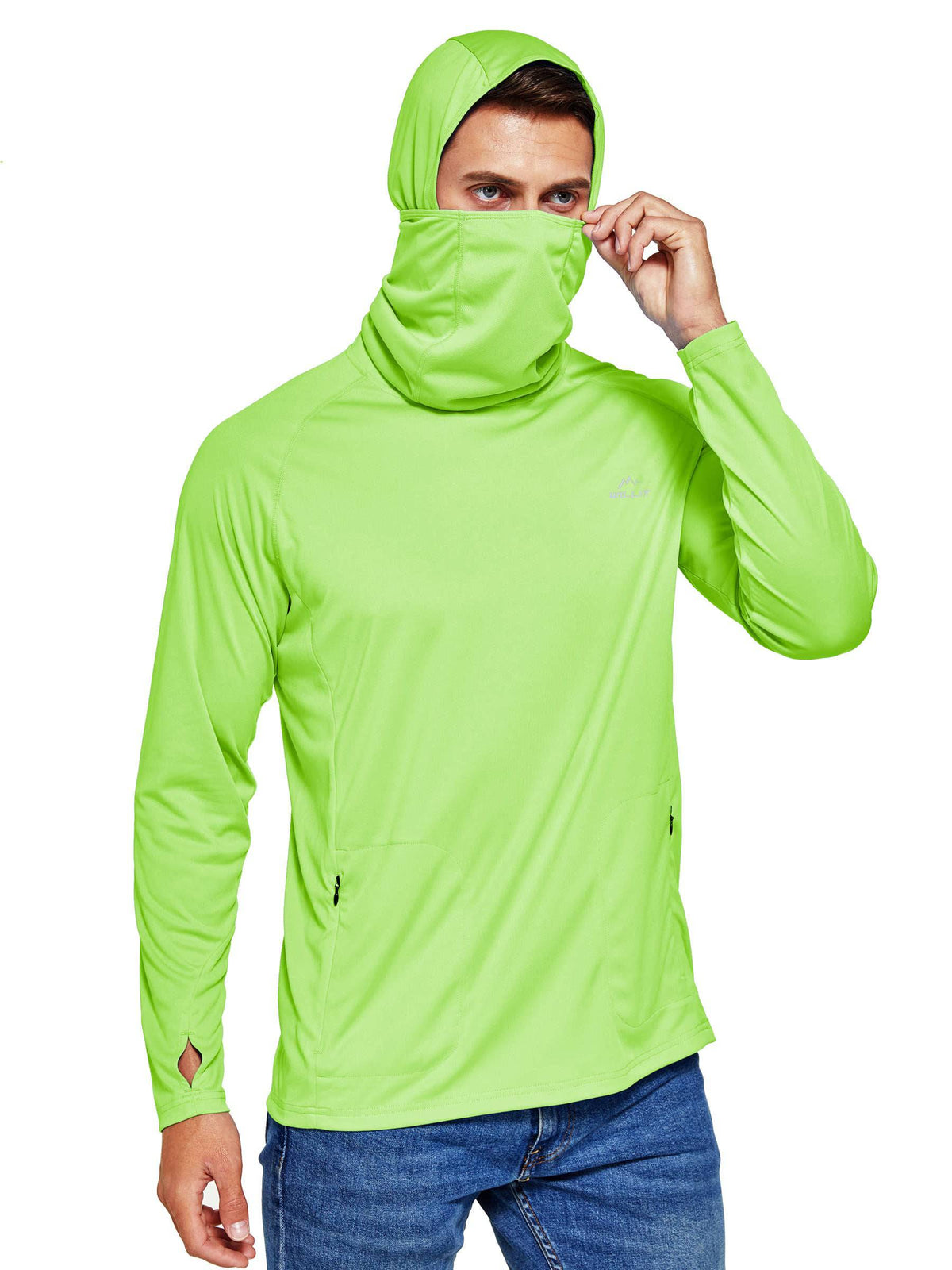 Willit Men's Sun Protection Hoodie UPF 50+ 