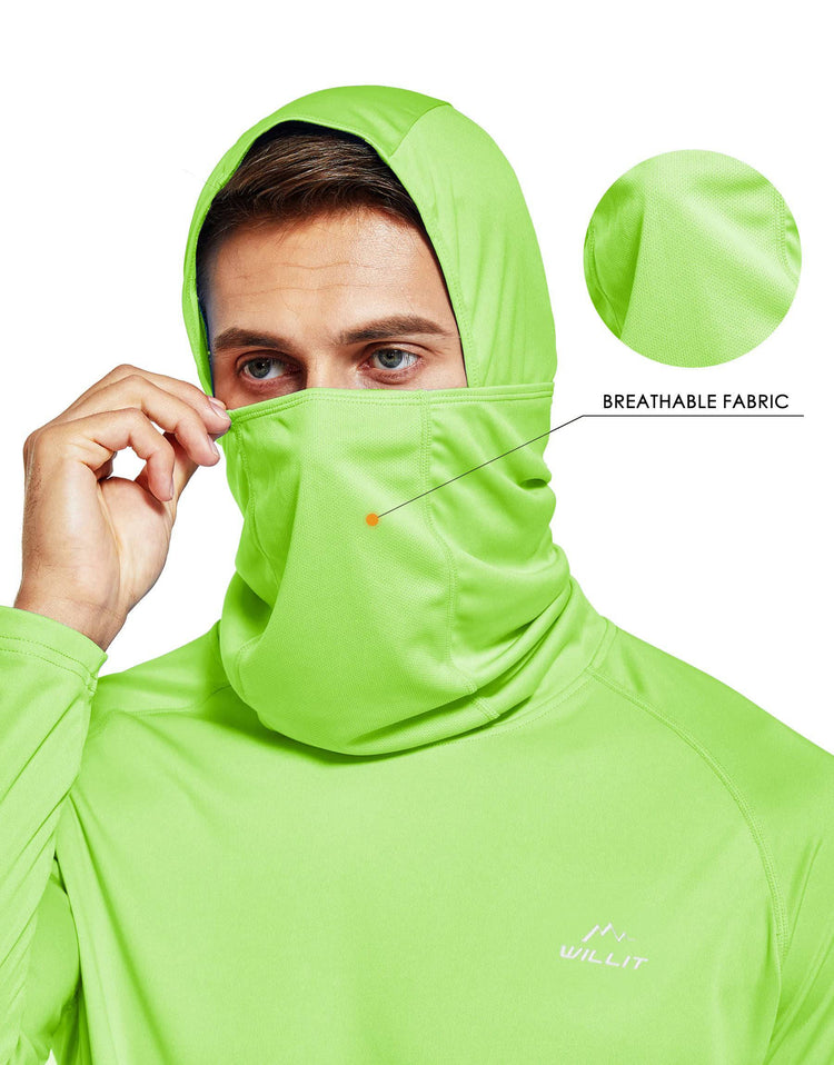 Willit Men's Sun Protection Hoodie UPF 50+ 