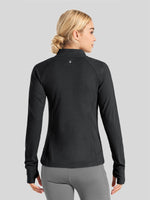 Willit Women's Fleece Half-Zip Pullover Sweatshirt Mid-layer 
