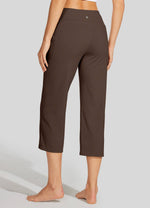 Willit Women's Crossover Yoga Capris 