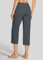 Willit Women's Crossover Yoga Capris 