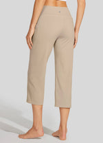 Willit Women's Crossover Yoga Capris 