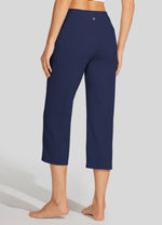 Willit Women's Crossover Yoga Capris 