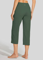 Willit Women's Crossover Yoga Capris 