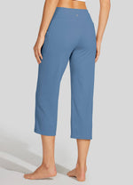 Willit Women's Crossover Yoga Capris 