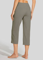 Willit Women's Crossover Yoga Capris 