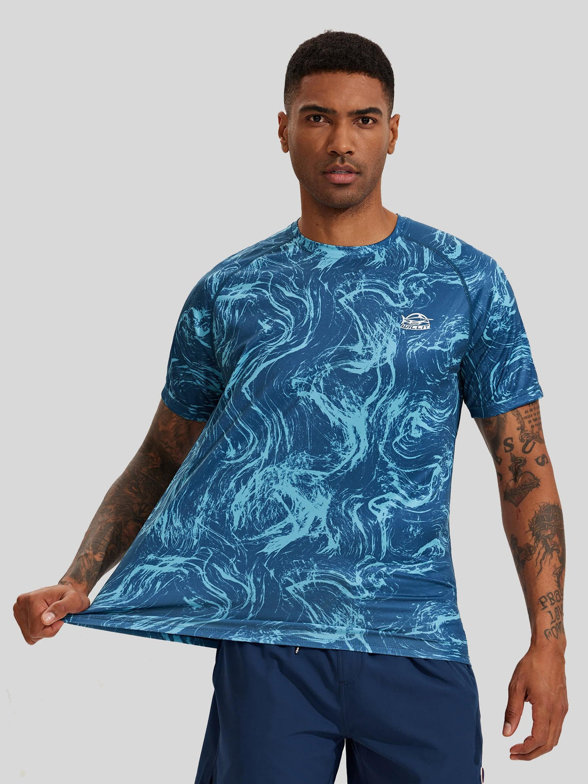Willit Men's Sun Protection Crew Neck T-Shirt 