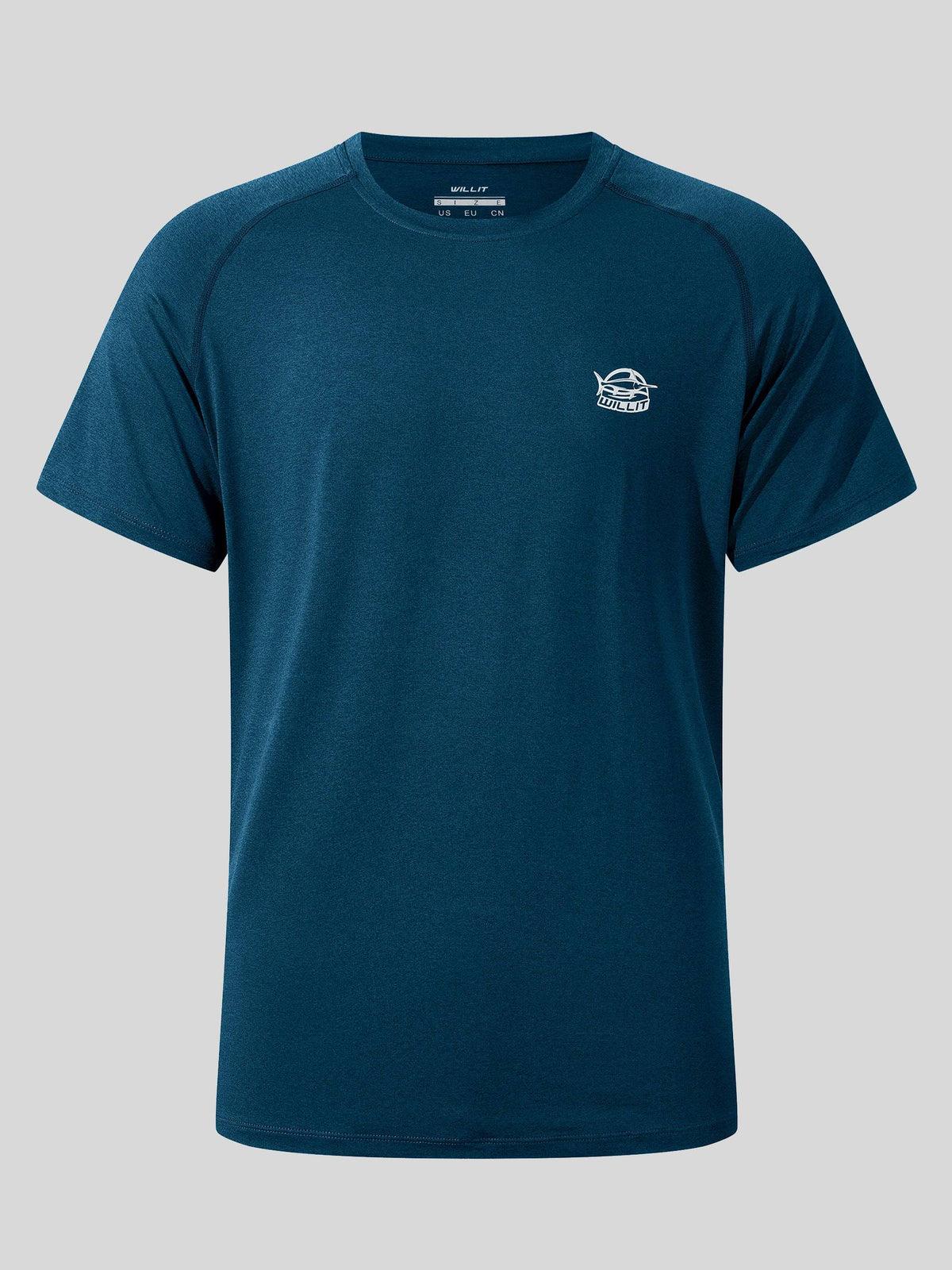 Willit Men's Sun Protection Crew Neck T-Shirt in 