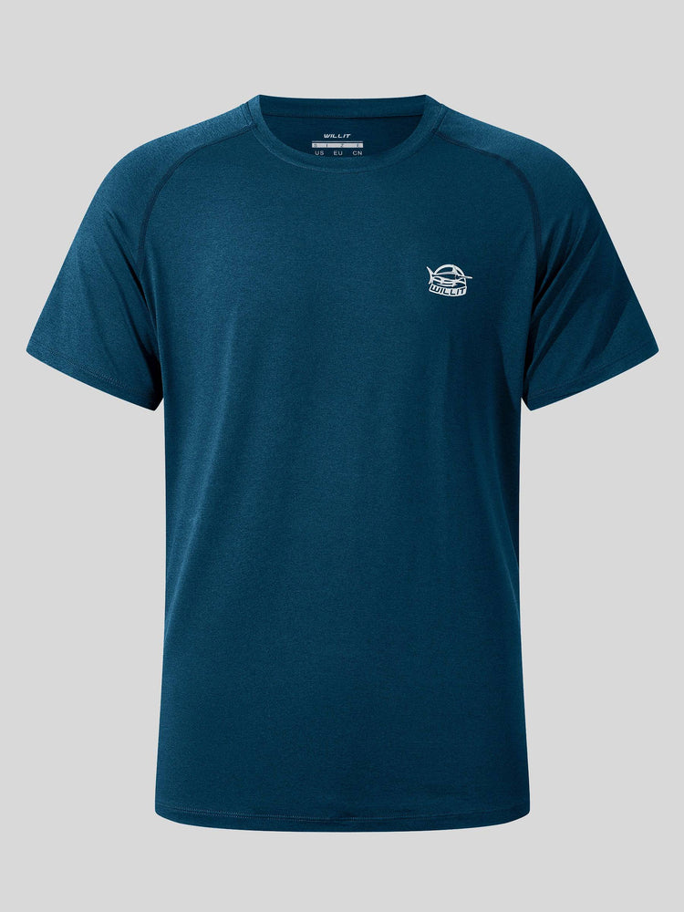 Willit Men's Sun Protection Crew Neck T-Shirt in 