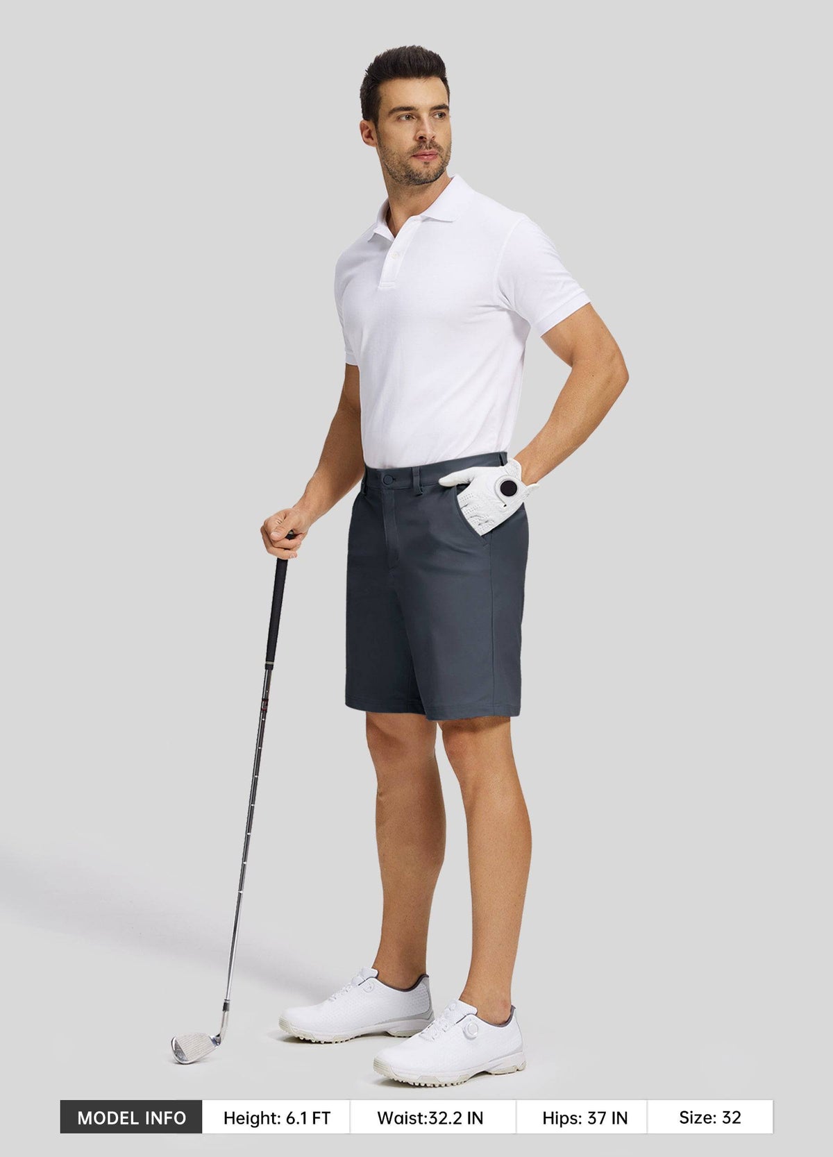 Willit Men's Casual Golf Shorts 9 Inch 