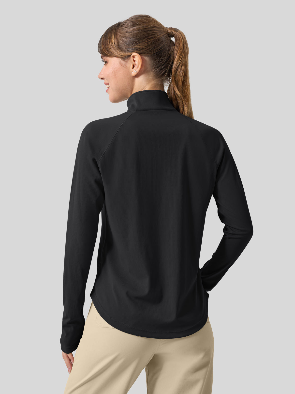 womens upf 50 sun shirt 1/4 zip 