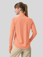womens upf 50 sun shirt 1/4 zip 