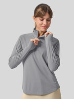 womens upf 50 sun shirt 1/4 zip 