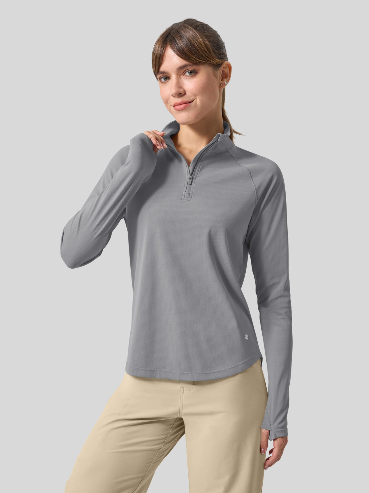 womens upf 50 sun shirt 1/4 zip 