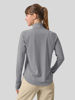womens upf 50 sun shirt 1/4 zip 