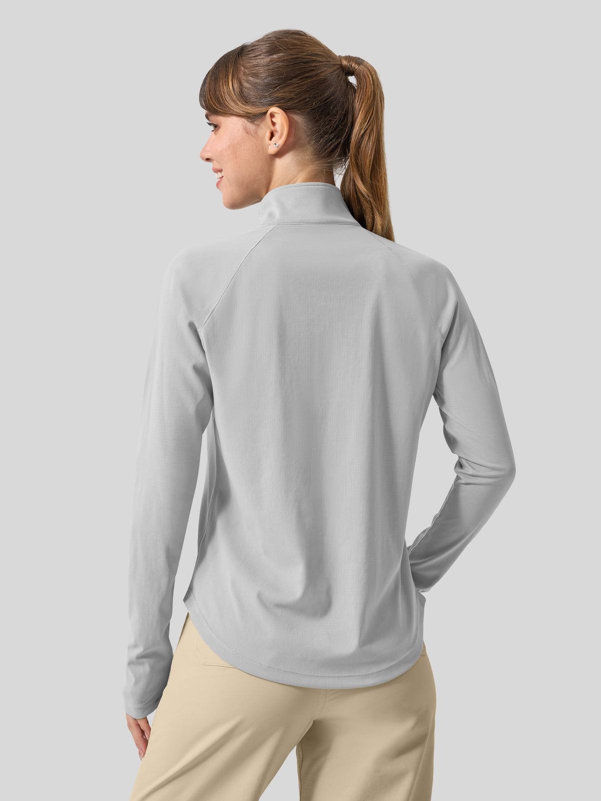 womens upf 50 sun shirt 1/4 zip 