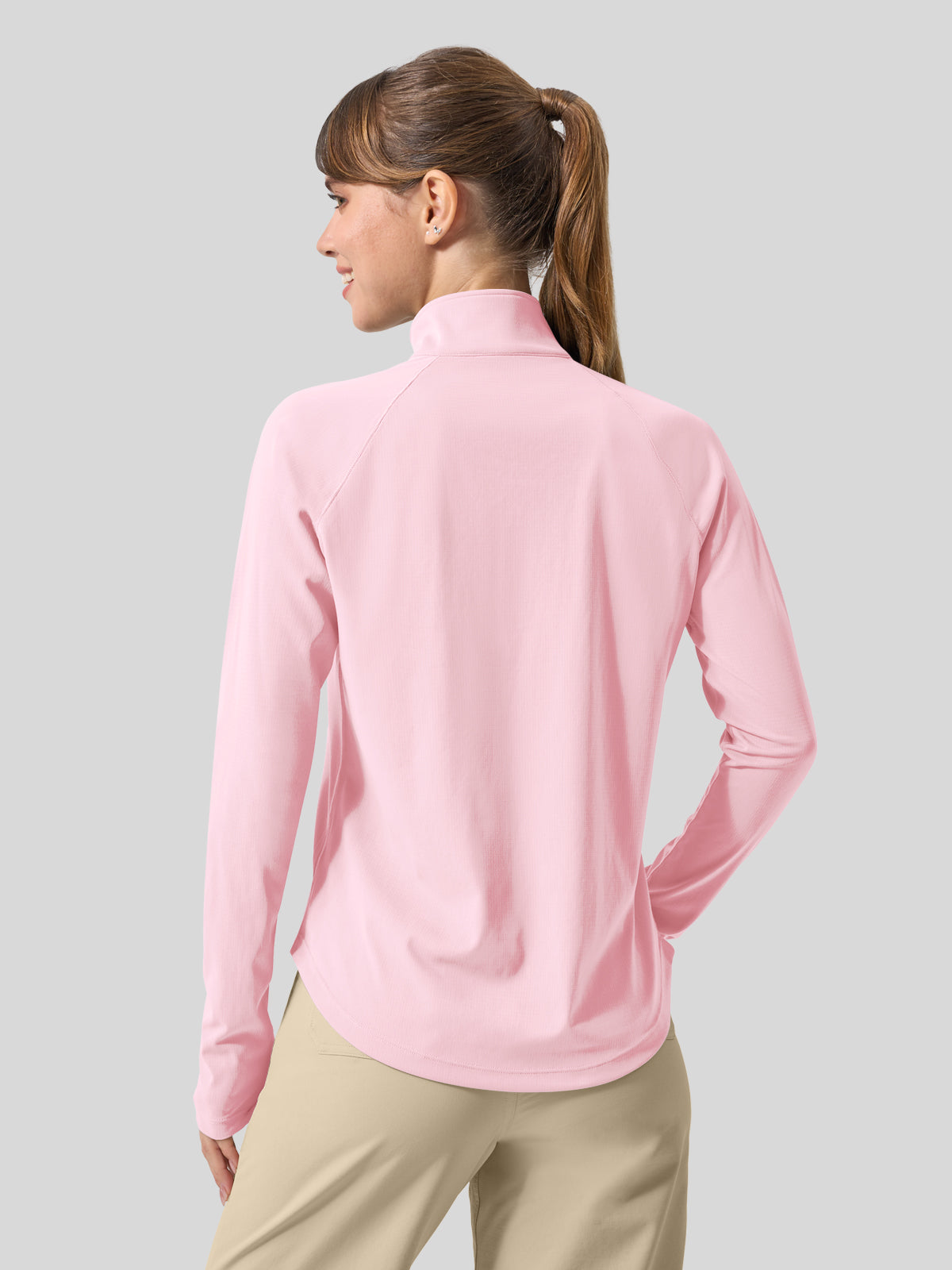 womens upf 50 sun shirt 1/4 zip 
