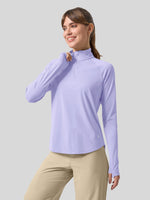 womens upf 50 sun shirt 1/4 zip 