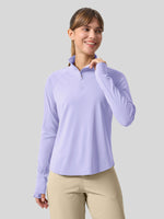 womens upf 50 sun shirt 1/4 zip 