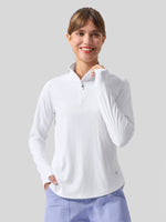 womens upf 50 sun shirt 1/4 zip 