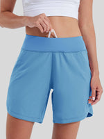 Willit Women's High Waist Swim Board Shorts 