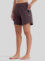 Willit Women's High Waist Swim Board Shorts in 
