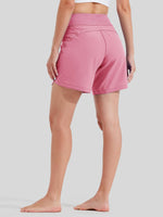 Willit Women's High Waist Swim Board Shorts 