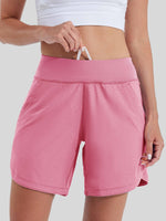 Willit Women's High Waist Swim Board Shorts 
