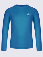 Boy's Long Sleeve Rash Guard Swim Shirts_