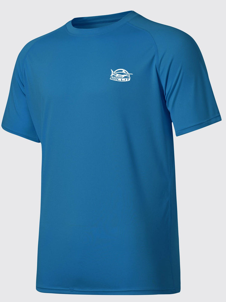 Model wear Sun Protection Crew Neck T-Shirt 