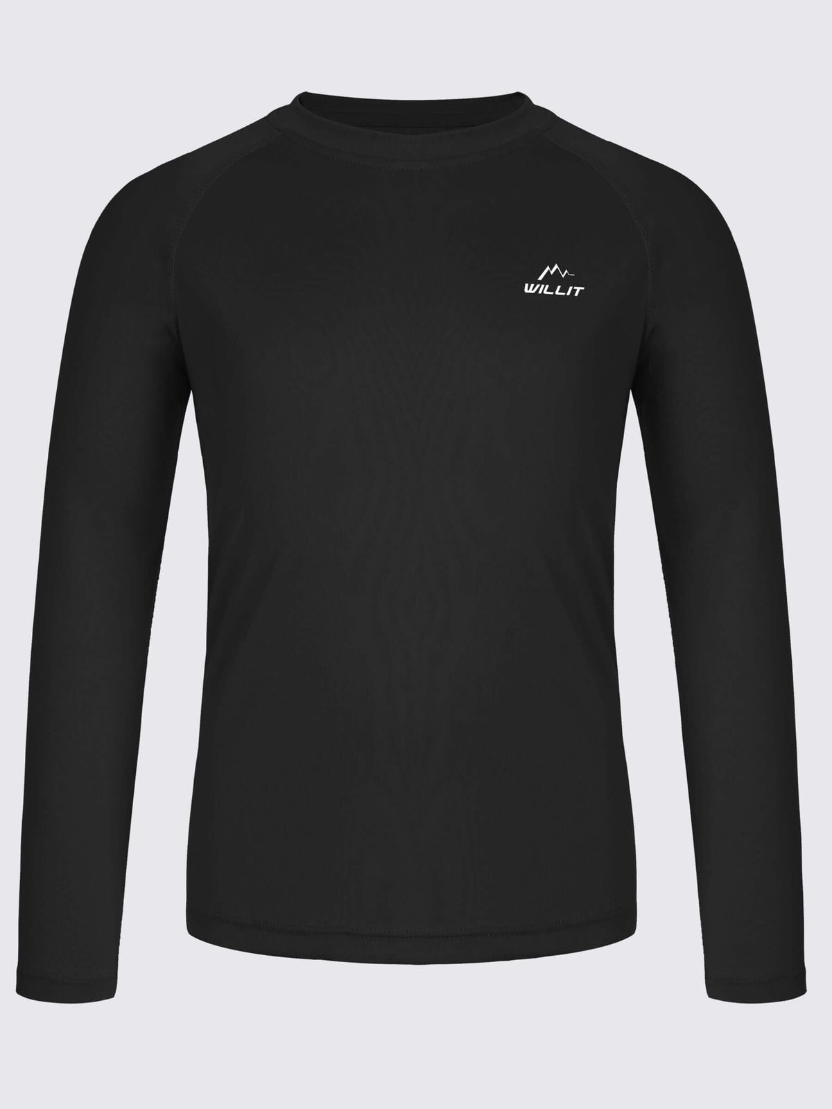 Boy's Long Sleeve Rash Guard Swim Shirts_