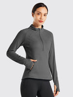 Willit Women's Fleece Pullover Half Zip_