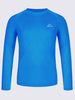 Boy's Long Sleeve Rash Guard Swim Shirts_ 