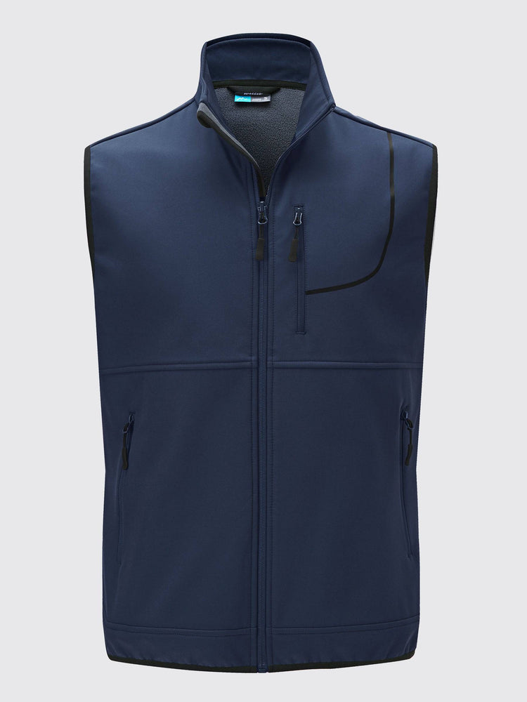 Willit Men's Softshell Vest Fleece Lined Outerwear_