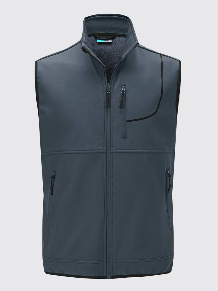 Willit Men's Softshell Vest Fleece Lined Outerwear_