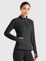 Willit Women's Fleece Pullover Half Zip_