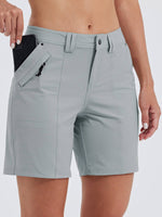 willit Women's Casual Golf Hiking 7 Inch Shorts 