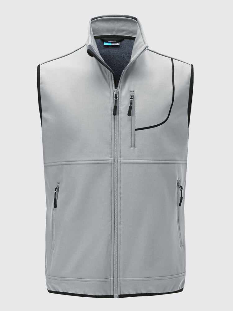 Willit Men's Softshell Vest Fleece Lined Outerwear_