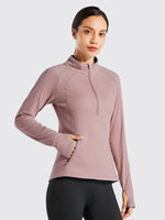 Willit Women's Fleece Pullover Half Zip_