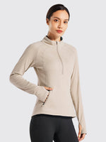 Willit Women's Fleece Pullover Half Zip_