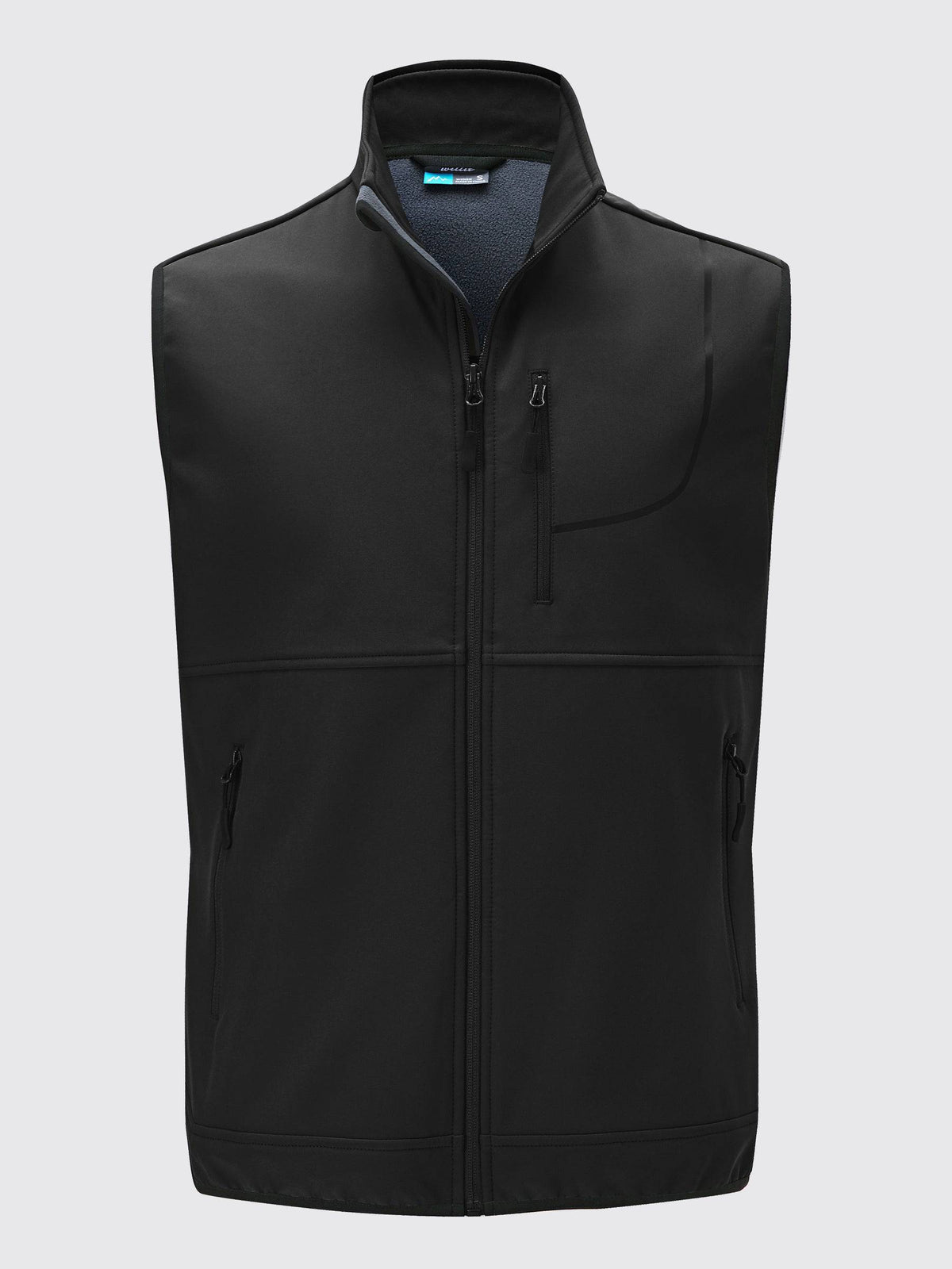 Willit Men's Softshell Vest Fleece Lined Outerwear 