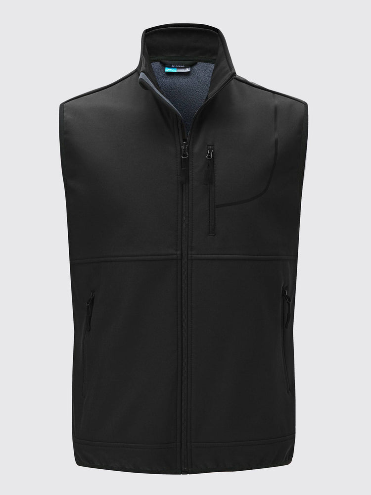 Willit Men's Softshell Vest Fleece Lined Outerwear 