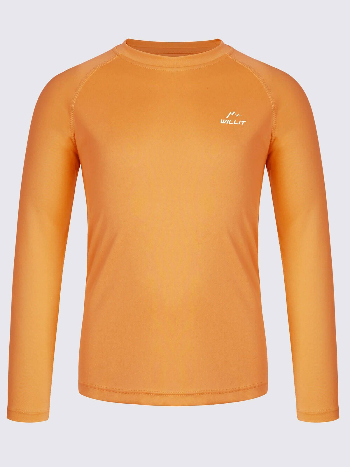 Boy's Long Sleeve Rash Guard Swim Shirts_