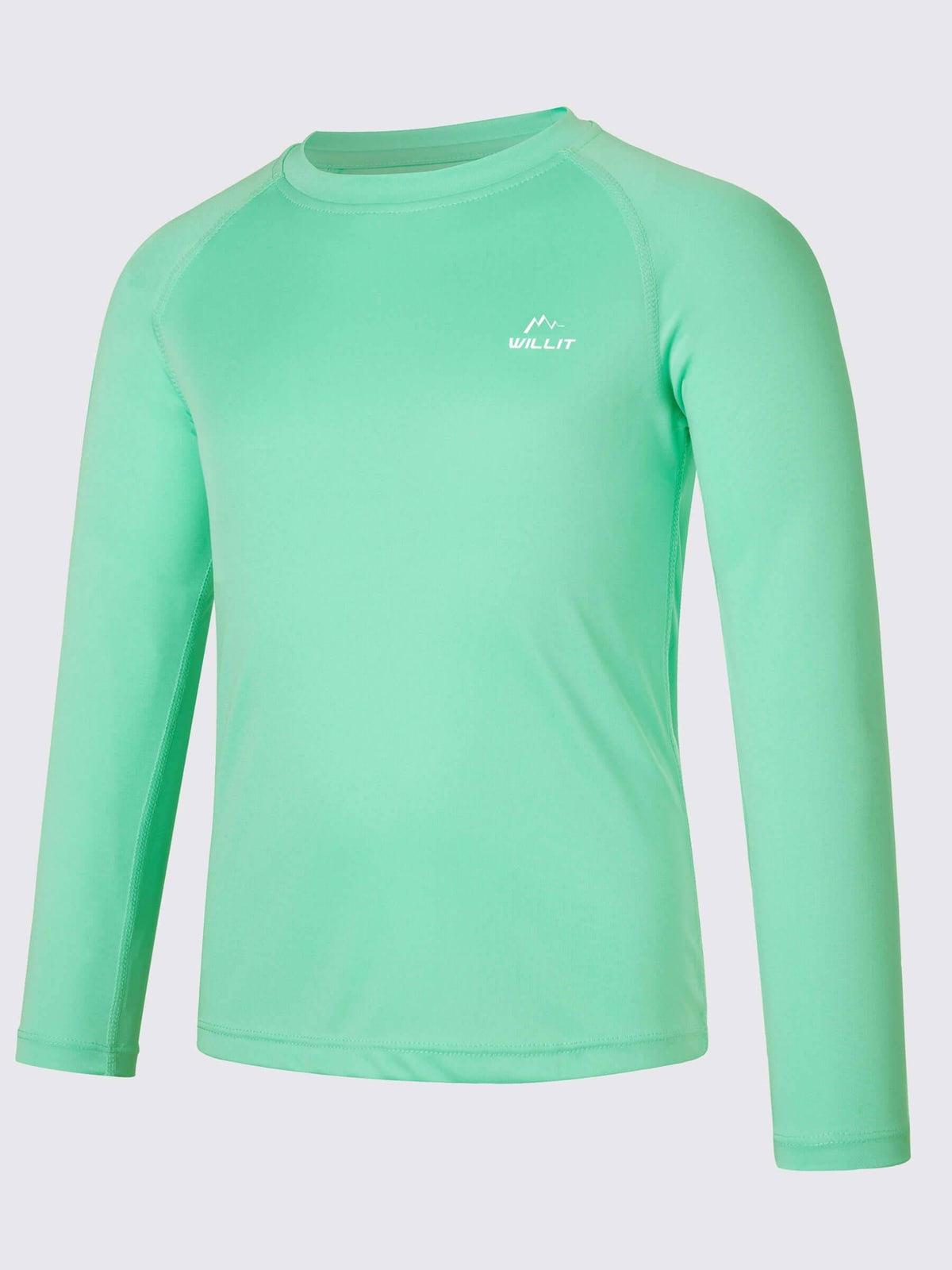 Boy's Long Sleeve Rash Guard Swim Shirts_ 
