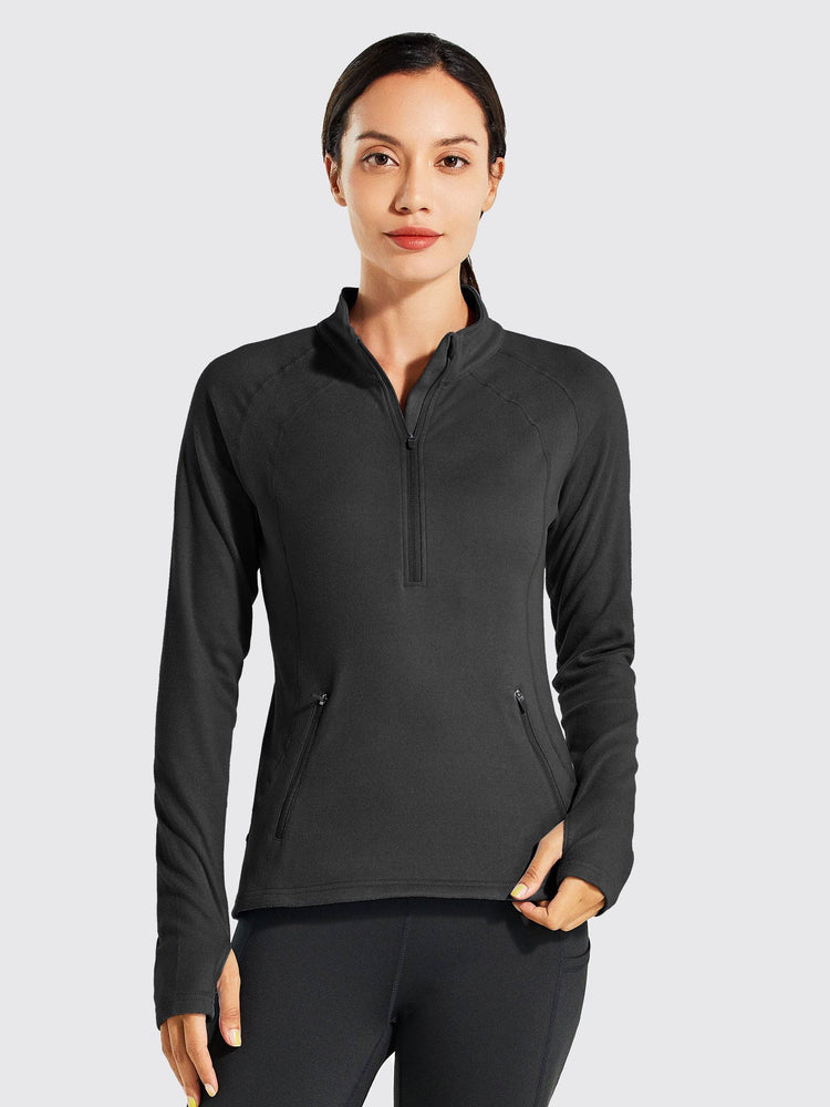 Willit Women's Fleece Pullover Half Zip_