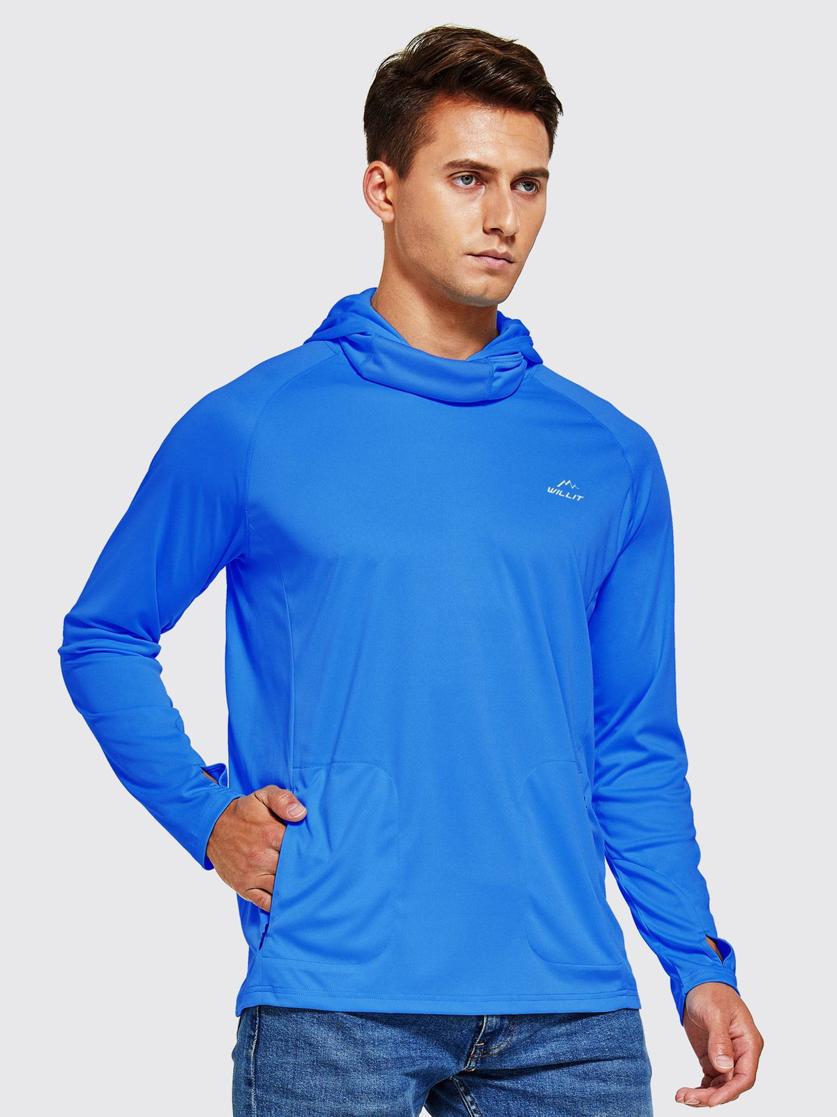 Willit Men's Sun Protection Hoodie UPF 50+ 