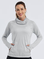 Women's Sun Protection Hoodie Long Sleeve with Face Mask Lightweights 
